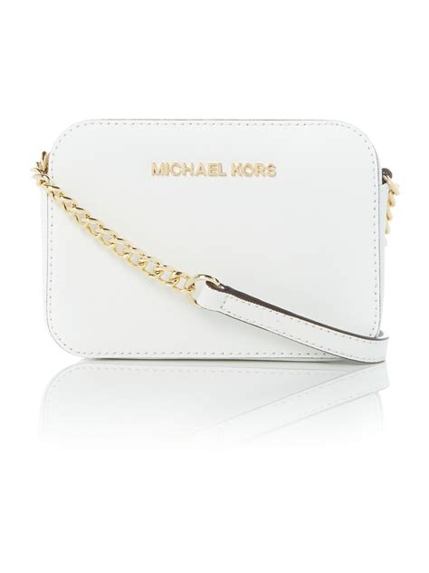 michael kors white bag small.